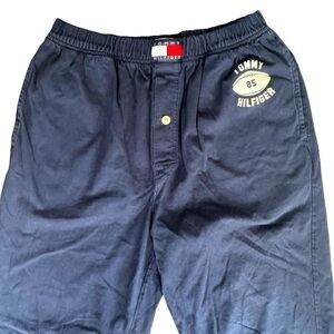 Vtg 90s Y2K Tommy Hilfiger Mens Large Spell Out Loungewear Pajama Pants